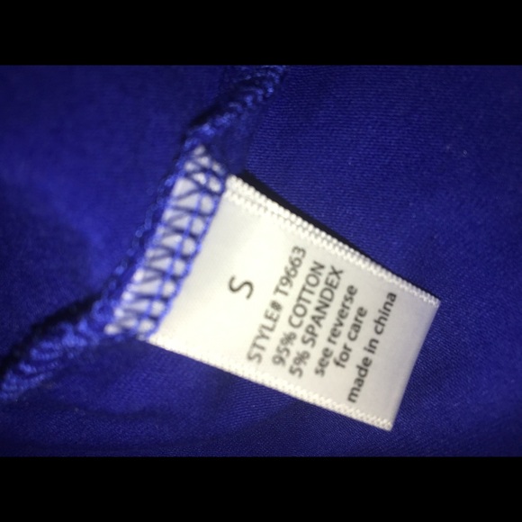 🌚Tub top dark blue ~small🌚 - Picture 4 of 4